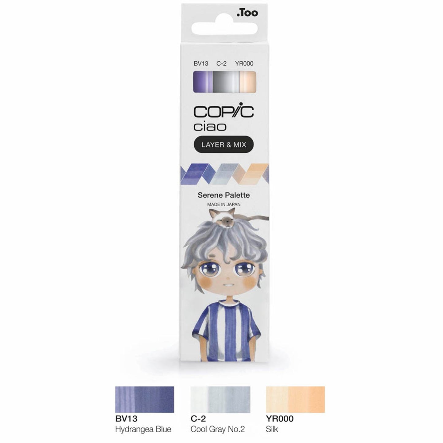 COPIC® Ciao Palette Layoutmarker-Set farbsortiert 1,0 + 6,0 mm, 3 St.