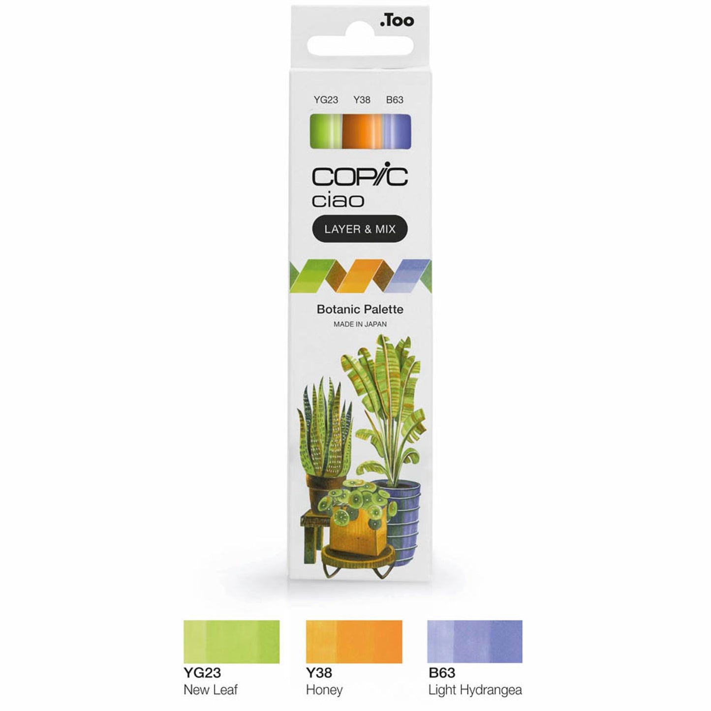 COPIC® Ciao Palette Layoutmarker-Set farbsortiert 1,0 + 6,0 mm, 3 St.