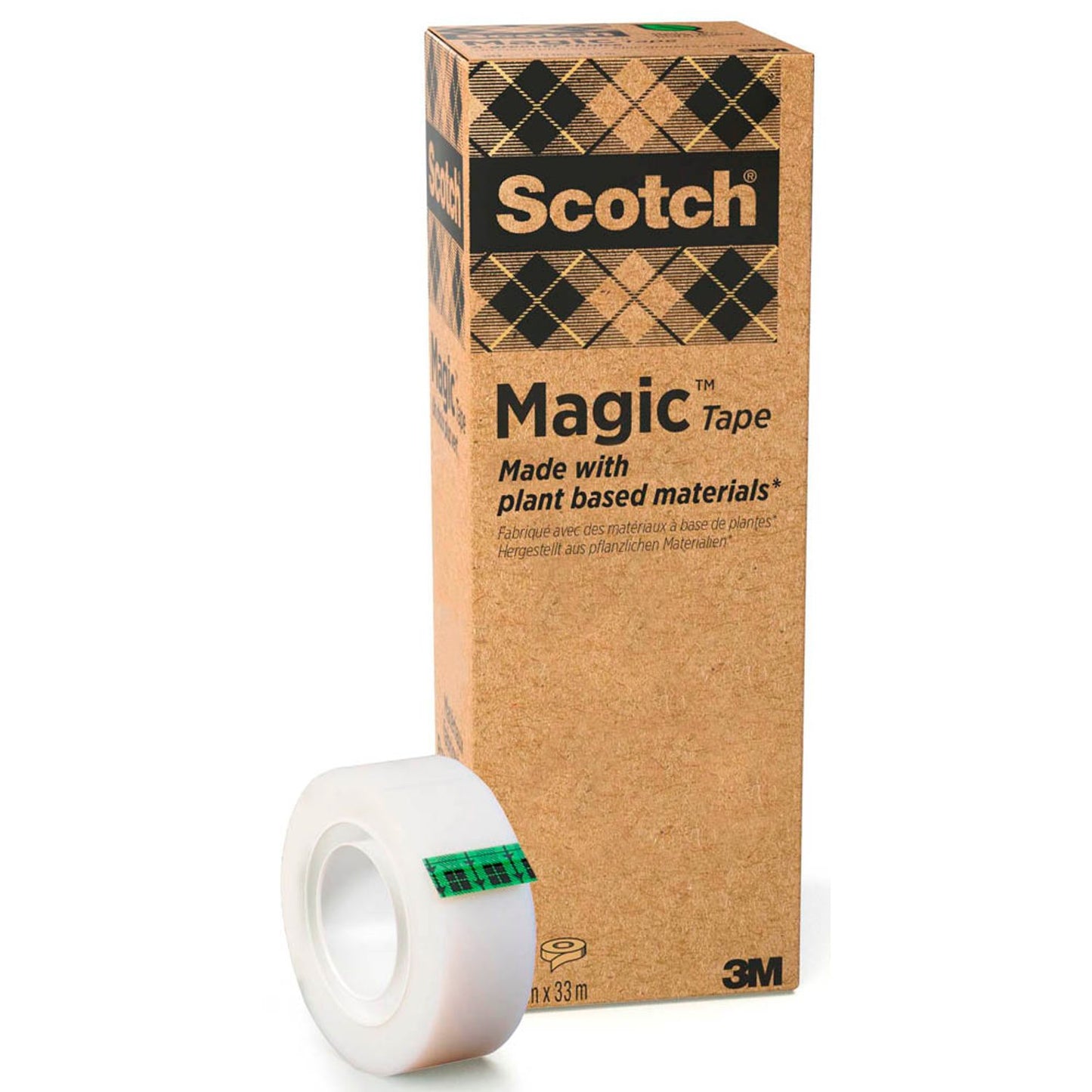 Scotch Magic™ Tape a greener choice Klebefilm matt 19,0 mm x 33,0 m | 90019339 | 1 Pack = 9 Rollen