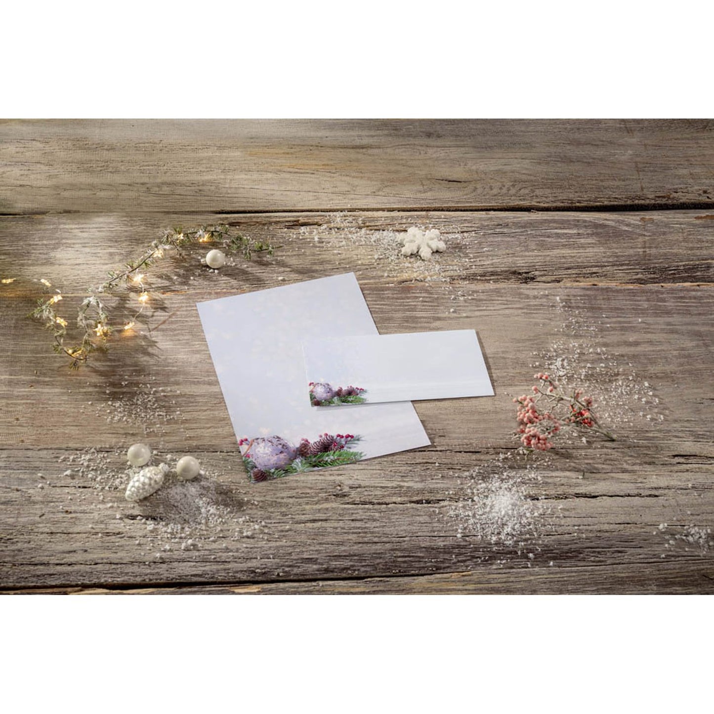 SIGEL Weihnachtsbriefpapier Charmful Christmas Motiv DIN A4 90 g/qm | DP443 | 1 Pack = 25 Blatt
