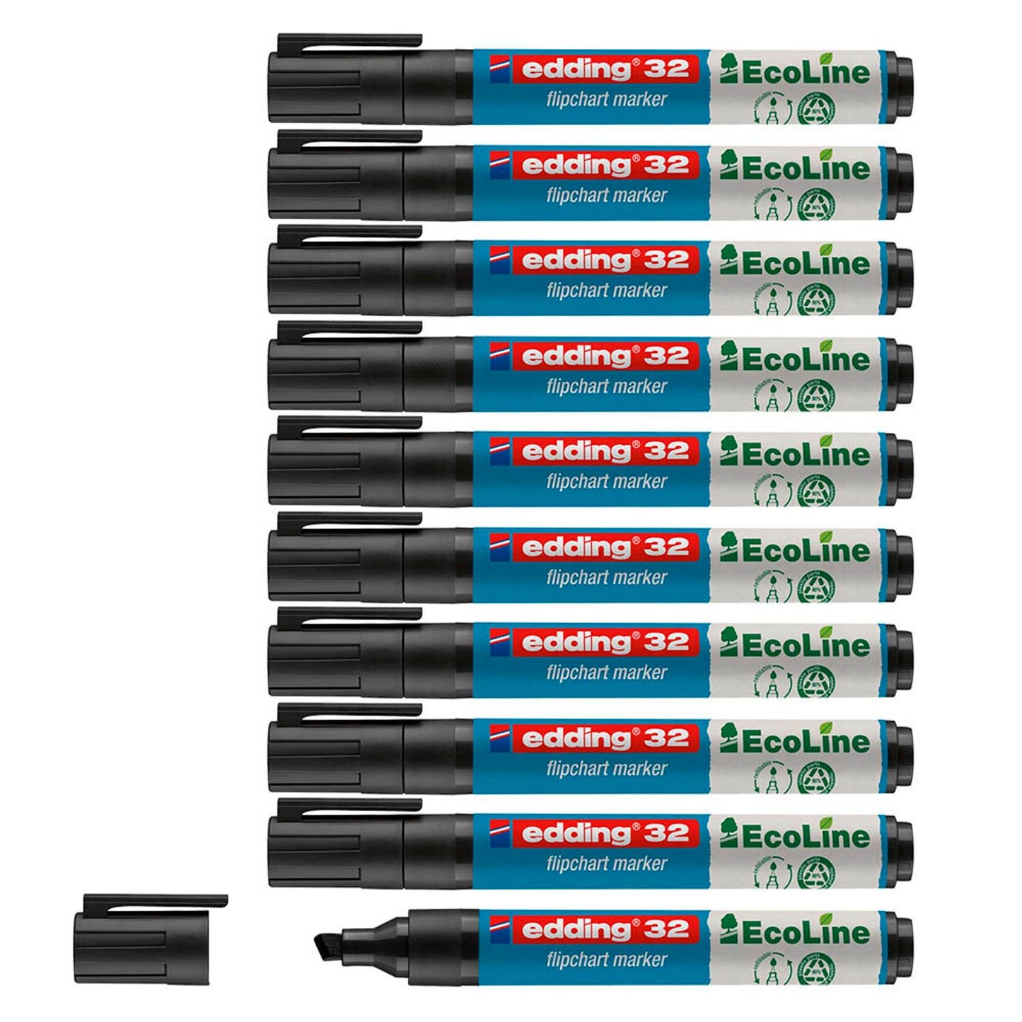 edding 32 Ecoline Flipchart-Marker 1,0 - 5,0 mm,  St.