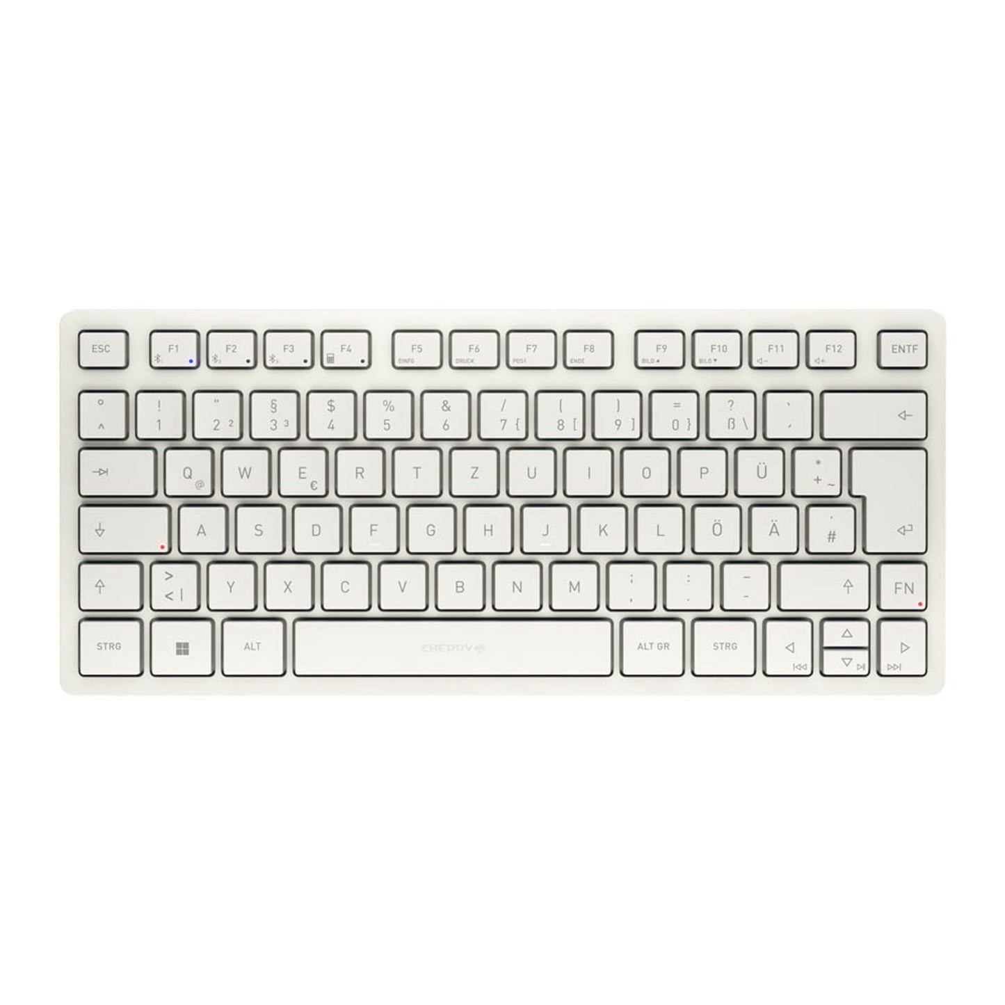 CHERRY KW 7100 MINI BT FOR MAC Tastatur kabellos weiß | JK-7110DE-25