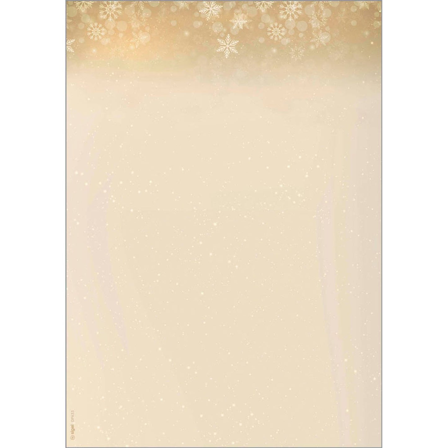 SIGEL Weihnachtsbriefpapier Christmas Night Motiv DIN A4 90 g/qm | DP633 | 1 Pack = 25 Blatt