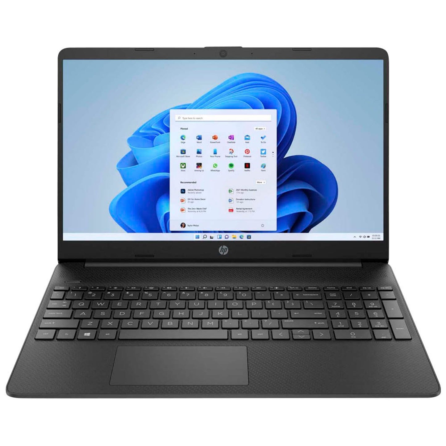 HP 15s-fq0510ng 9V9F2EA Notebook 39,6 cm (15,6 Zoll), 8 GB RAM, 512 GB SSD, Intel® Celeron® N4100 | 9V9F2EA#ABD