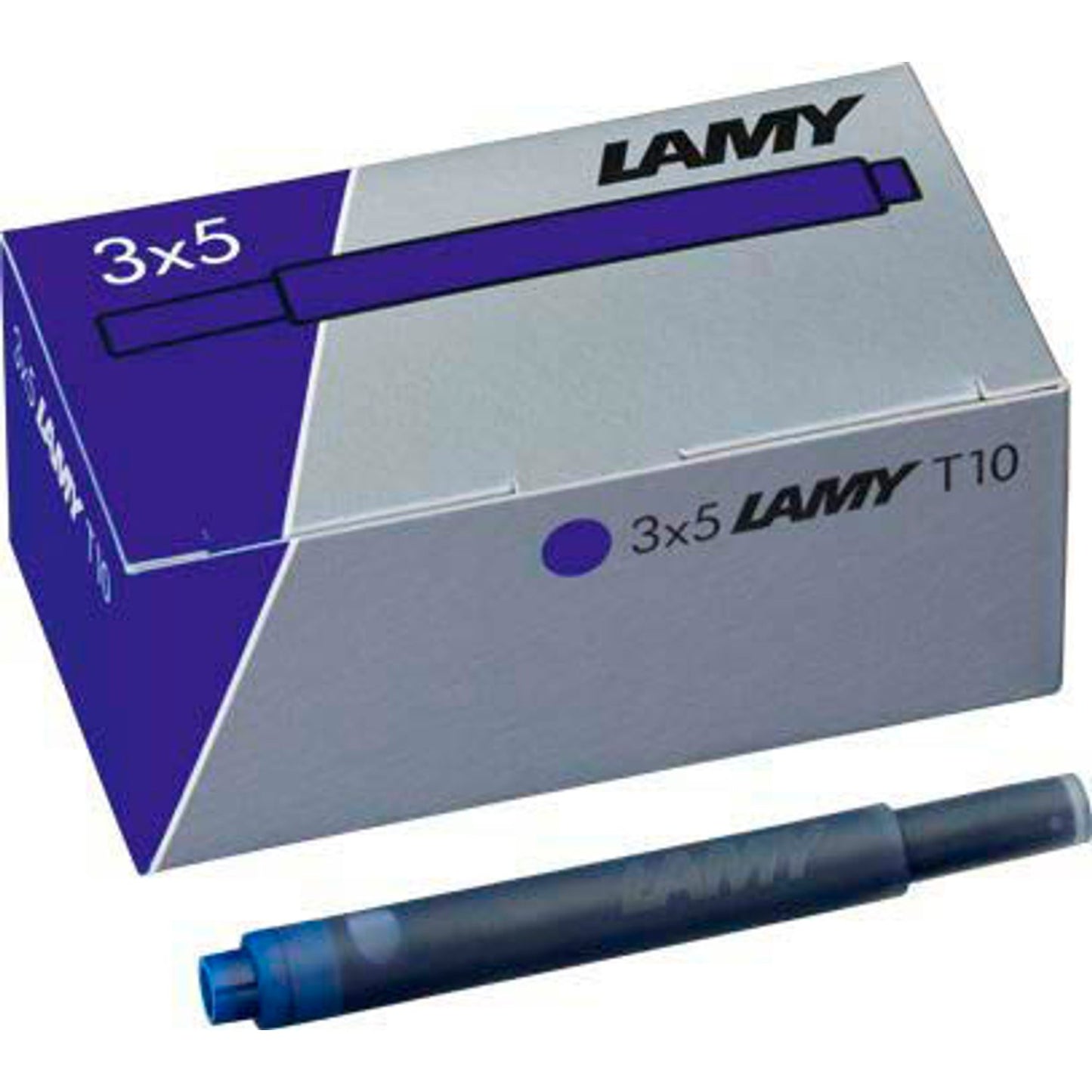 LAMY T10 Tintenpatronen für Füller königsblau | 1238202 | 1 Pack = 15 St.