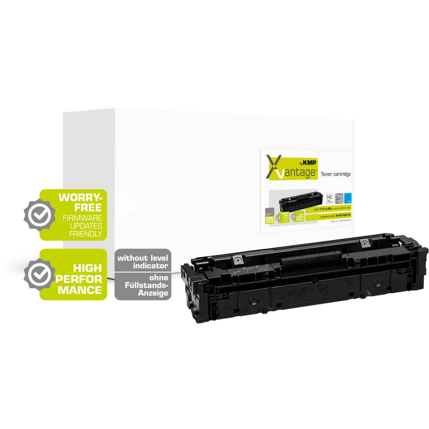 KMP XVantage® cyan Toner kompatibel zu HP 207X (W2211X) | 2558,3083