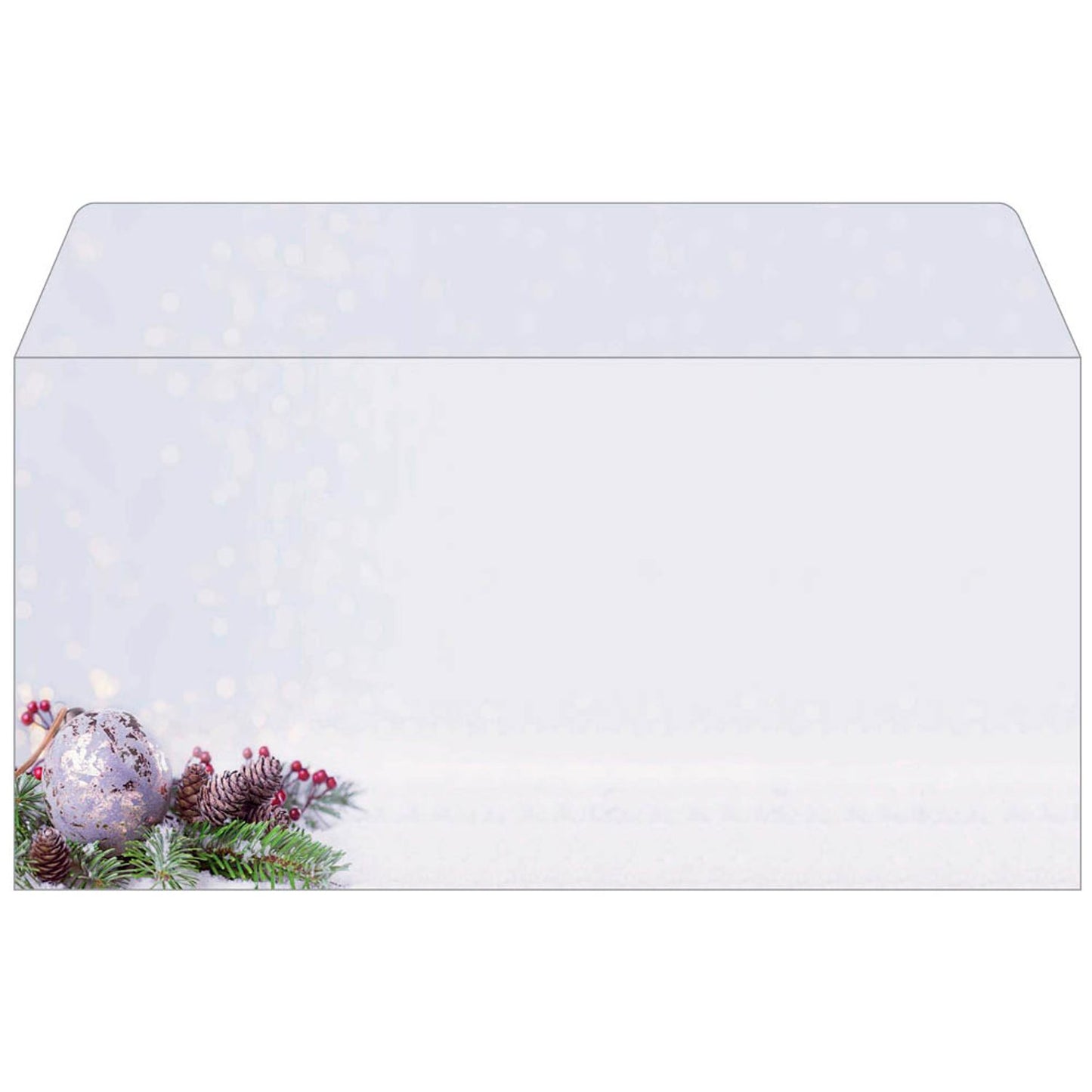 SIGEL Weihnachtsbriefumschläge Charmful Christmas DIN lang ohne Fenster | DU443 | 1 Pack = 25 St.