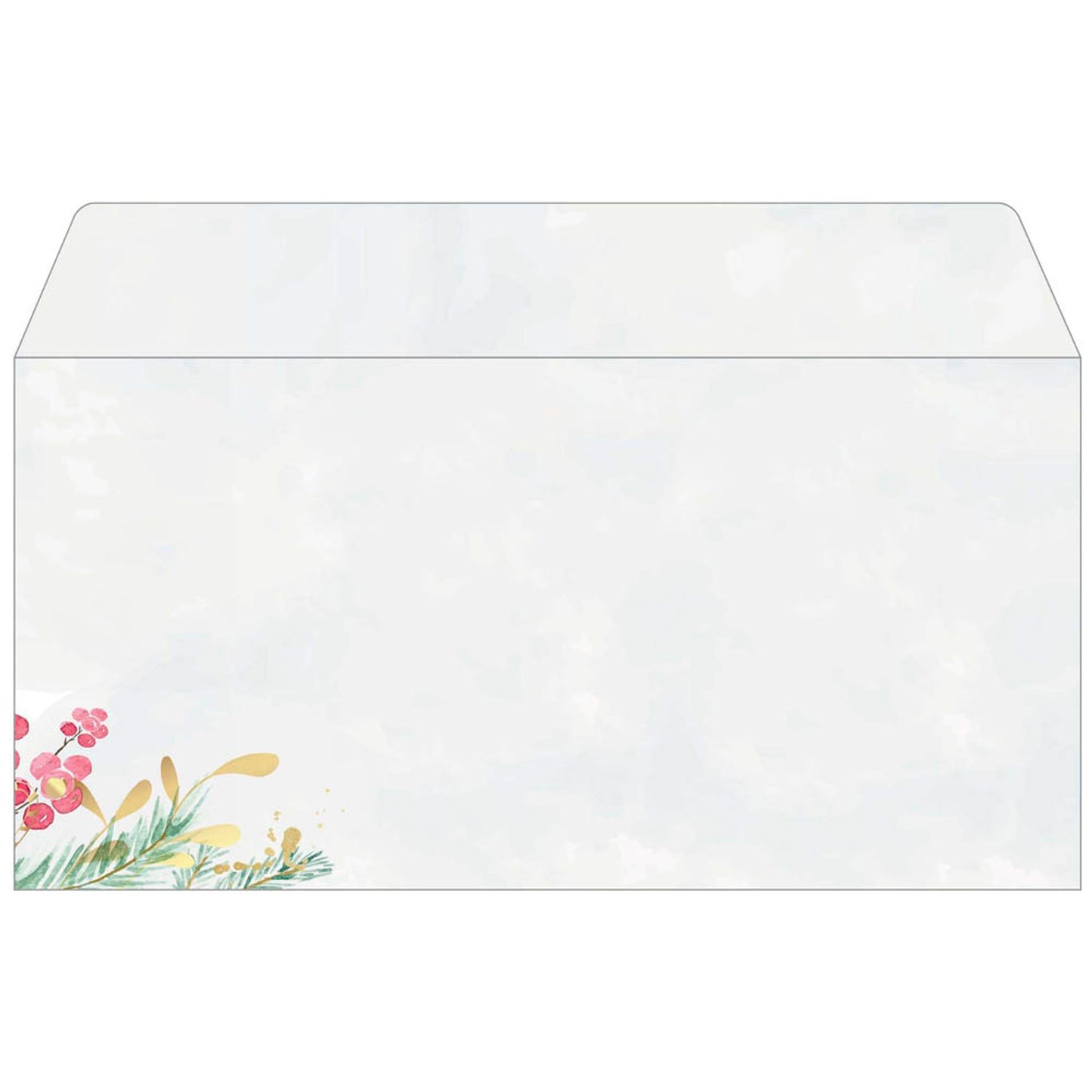 SIGEL Weihnachtsbriefumschläge Christmas Magic DIN lang ohne Fenster | DU608 | 1 Pack = 25 St.
