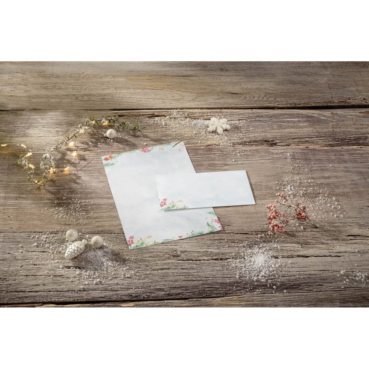 SIGEL Weihnachtsbriefumschläge Christmas Magic DIN lang ohne Fenster | DU608 | 1 Pack = 25 St.