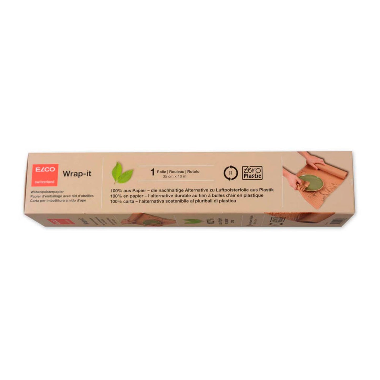 ELCO Waben-Packpapier Wrap-it 35,0 cm x 10,0 m braun | 818750011