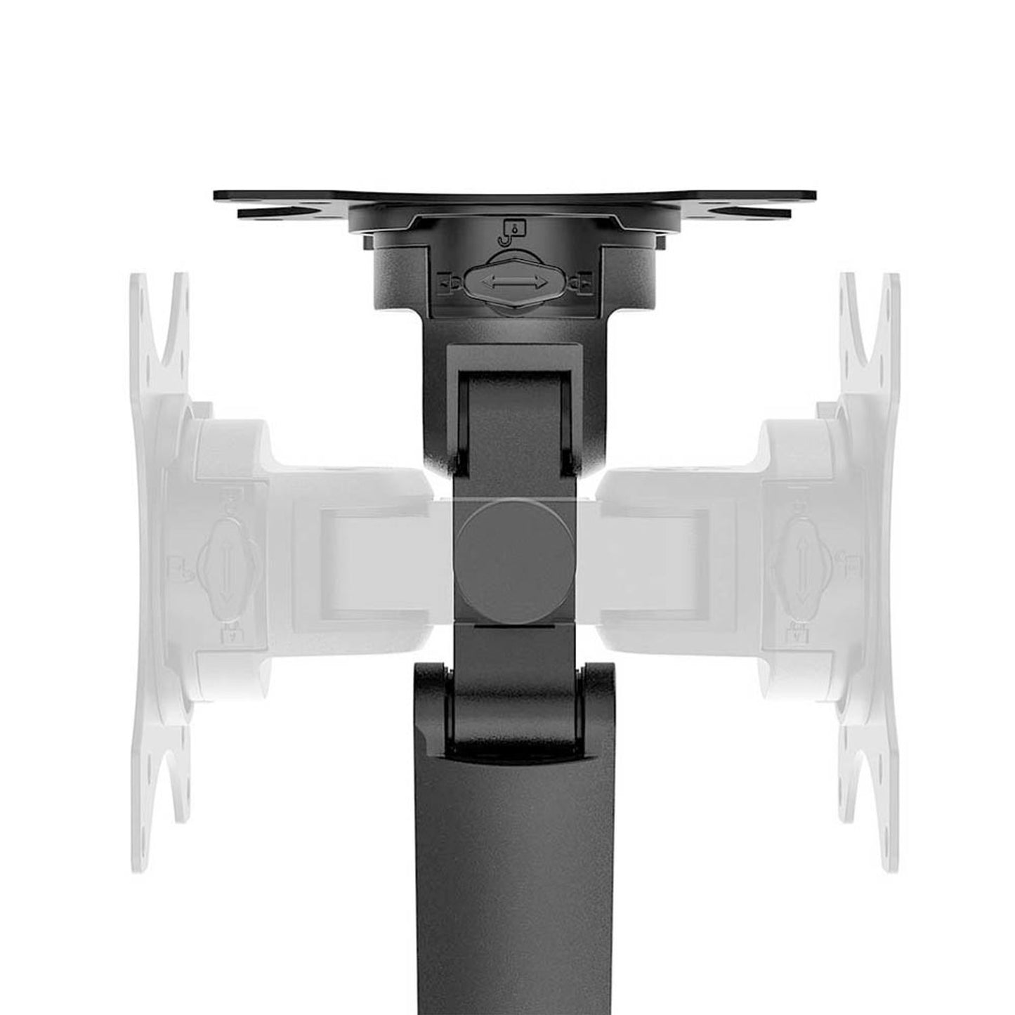 Neomounts Monitor-Halterung schwarz für 1 Monitor, Tischklemme, Tischbohrung | DS70-250BL1