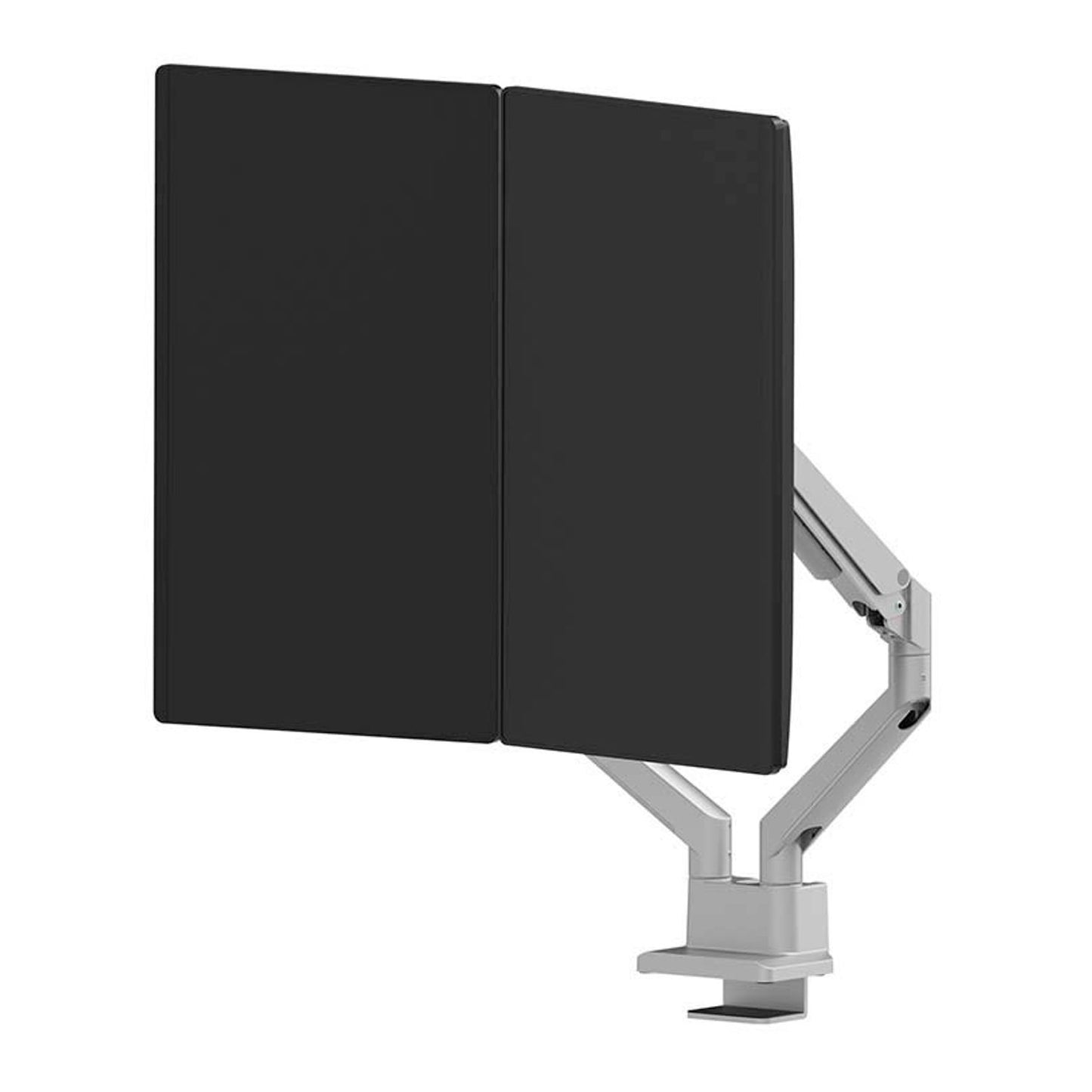 Neomounts Monitor-Halterung silber für 2 Monitore, Tischklemme, Tischbohrung | DS70-250SL2