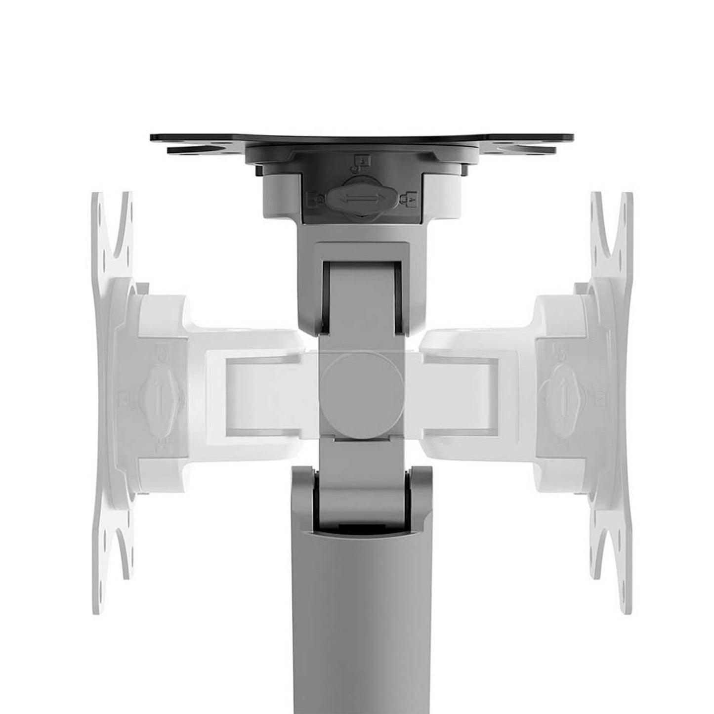 Neomounts Monitor-Halterung silber für 1 Monitor, Tischklemme, Tischbohrung | DS70-250SL1