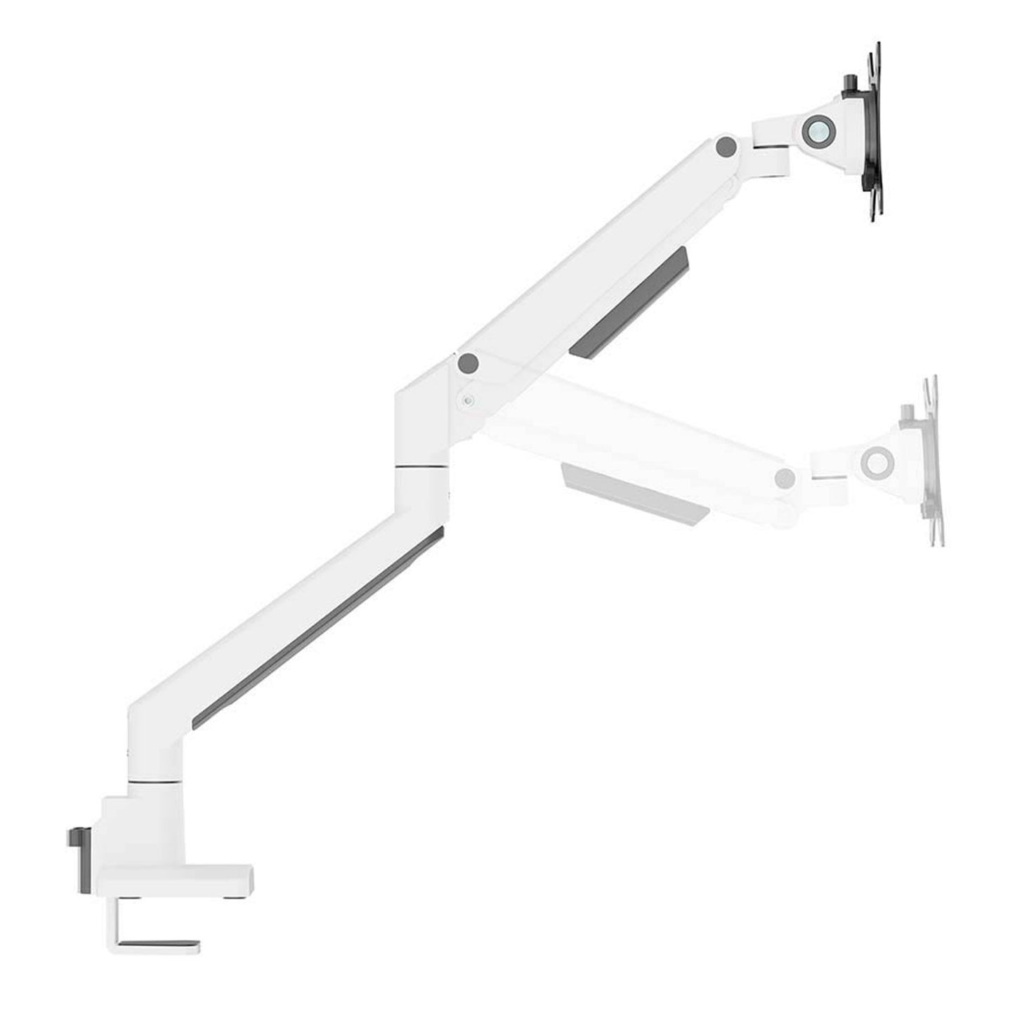 Neomounts Monitor-Halterung weiß für 1 Monitor, Tischklemme, Tischbohrung | DS70-250WH1
