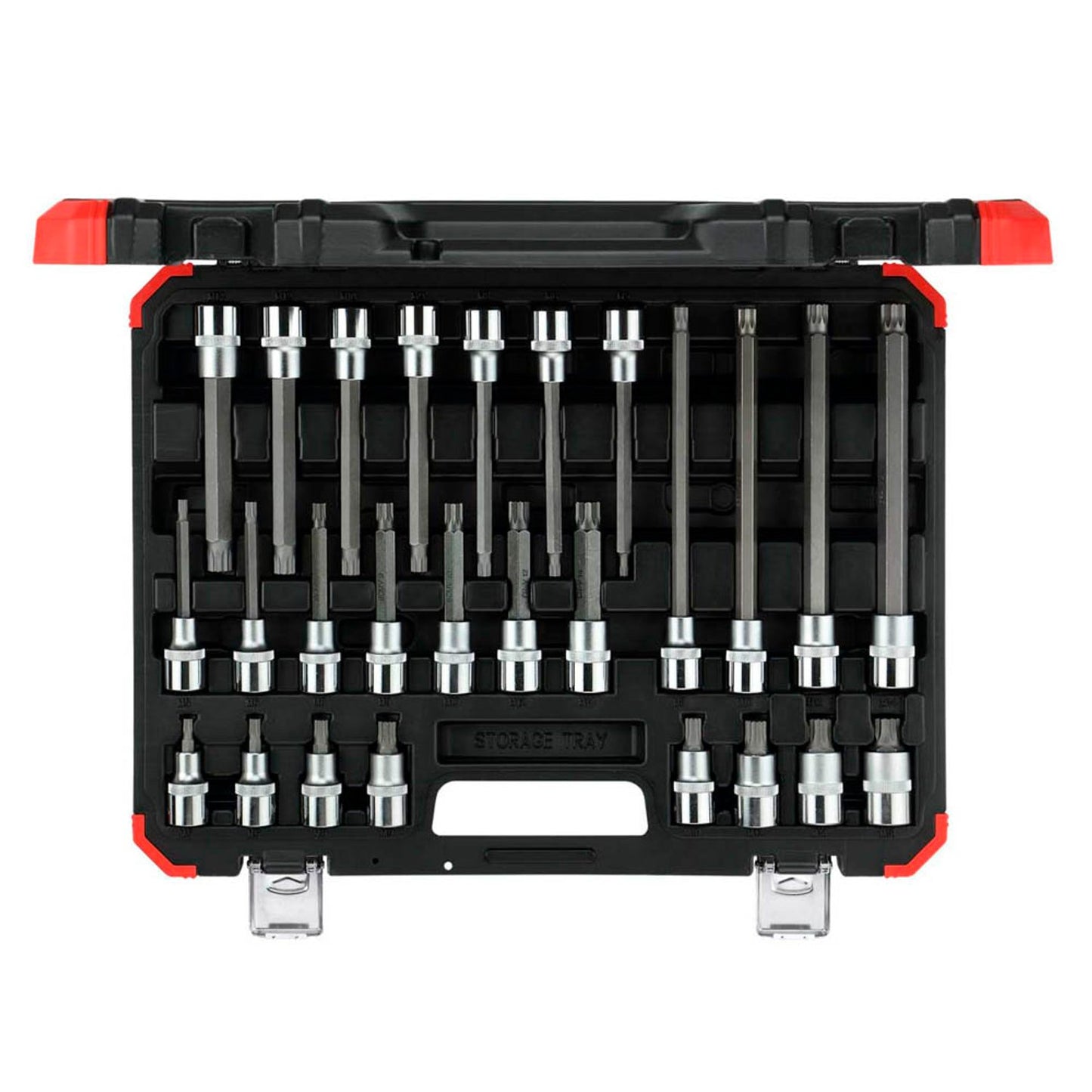 GEDOREred R68003026 Steckschlüsseleinsatz-Set 26-teilig | 3301574