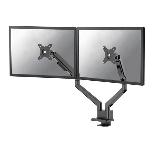 Neomounts Monitor-Halterung schwarz für 2 Monitore, Tischklemme, Tischbohrung | DS70-250BL2