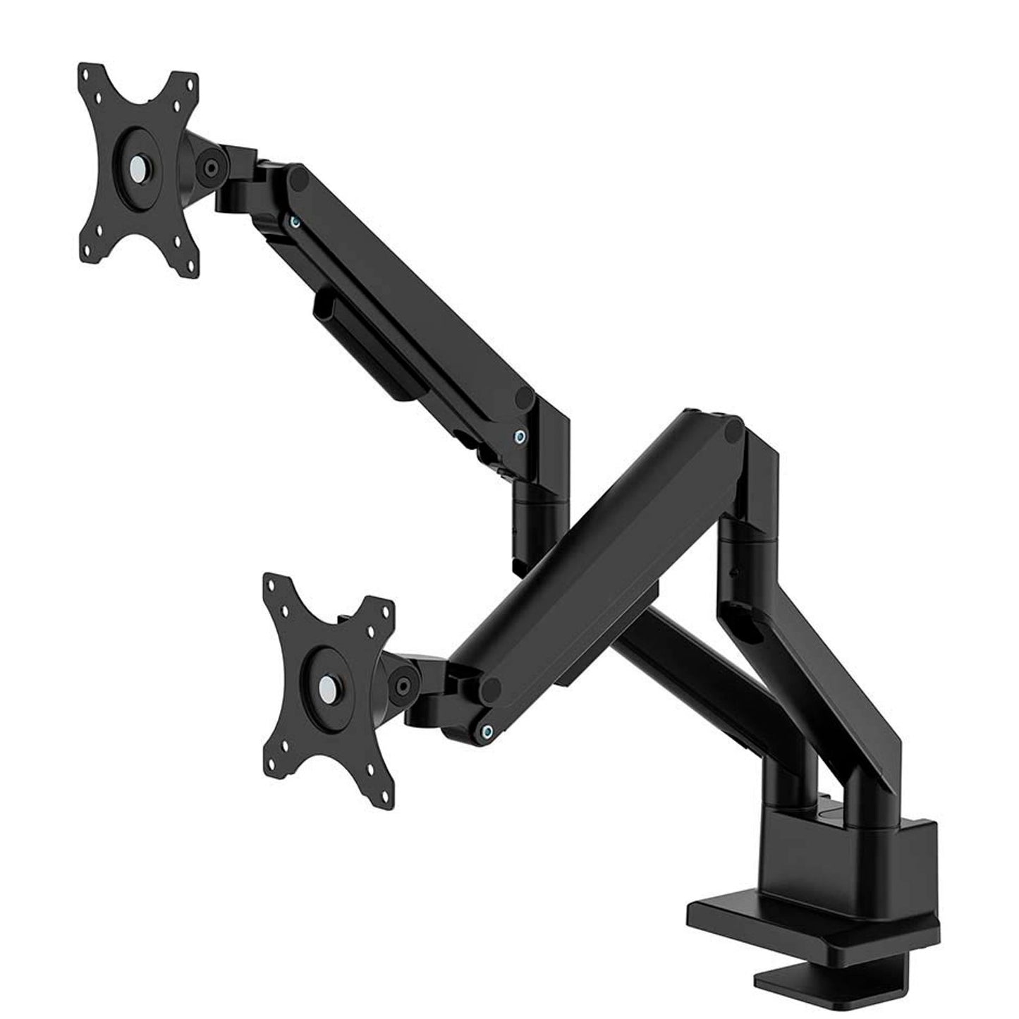 Neomounts Monitor-Halterung schwarz für 2 Monitore, Tischklemme, Tischbohrung | DS70-250BL2