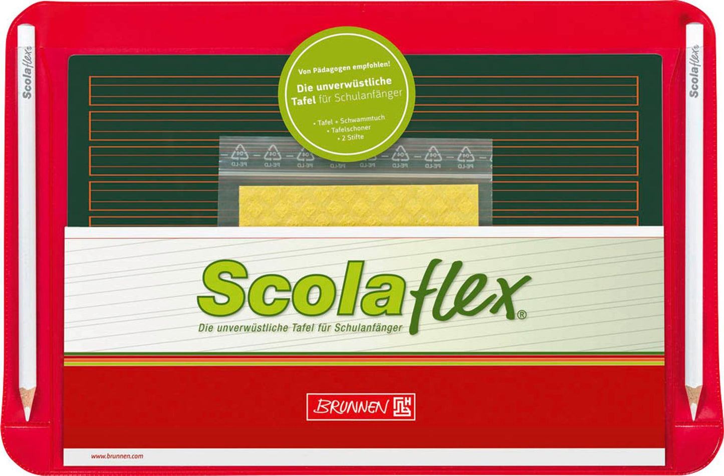 BRUNNEN Schülertafel Scolaflex grün