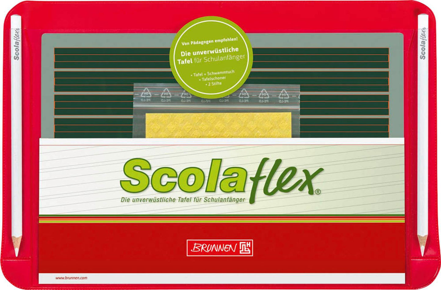 BRUNNEN Schülertafel Scolaflex grün