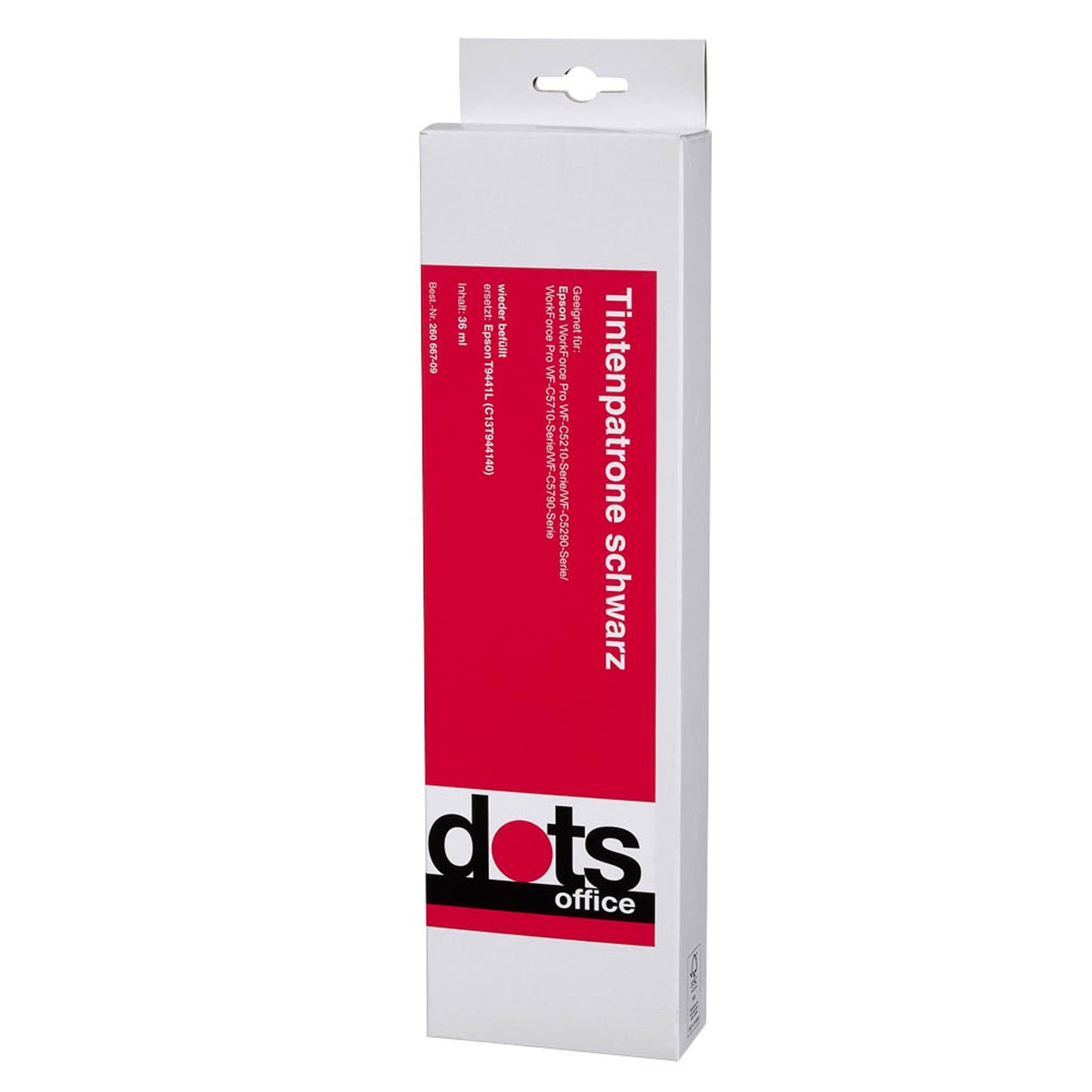 dots schwarz Druckerpatrone kompatibel zu EPSON T9441L | 1645,4801-DOTS