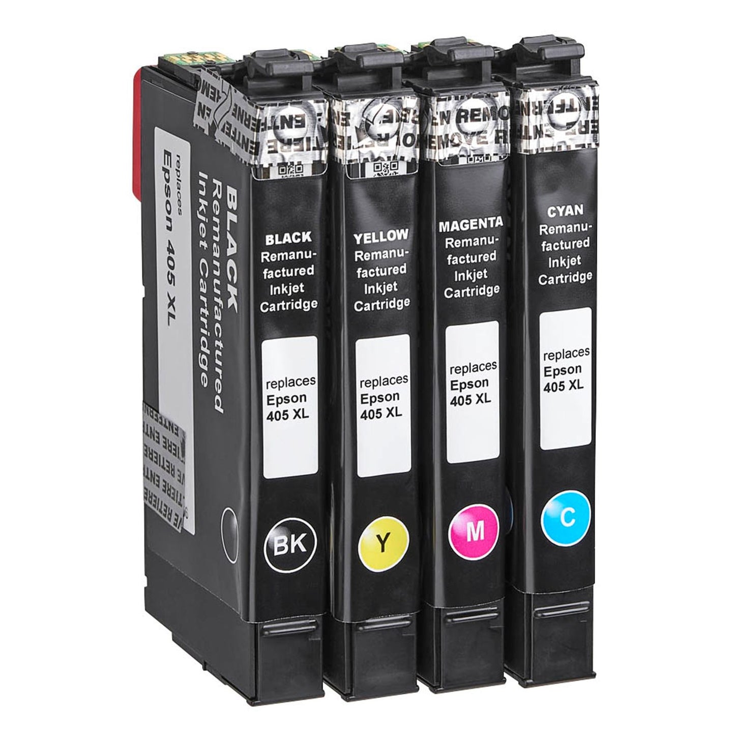 dots schwarz, cyan, magenta, gelb Druckerpatronen kompatibel zu EPSON 405XL BK/C/M/Y, 4er-Set | 1656,4005-DOTS | 1 Pack = 4 St.
