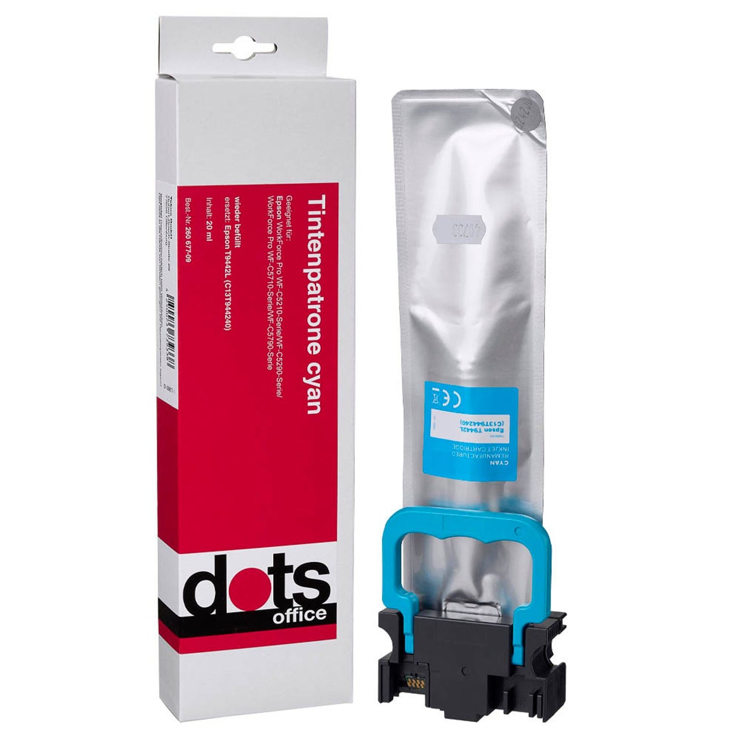 dots cyan Druckerpatrone kompatibel zu EPSON T9442L | 1645,4803-DOTS