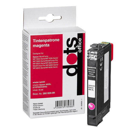 dots magenta Druckerpatrone kompatibel zu EPSON 405XL M | 1656,4006-DOTS