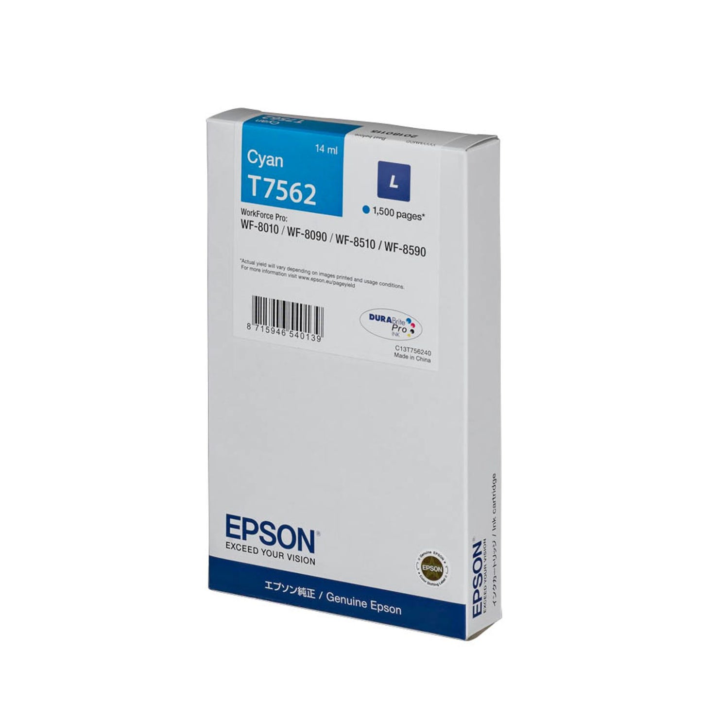 EPSON T7562L cyan Druckerpatrone | C13T75624N