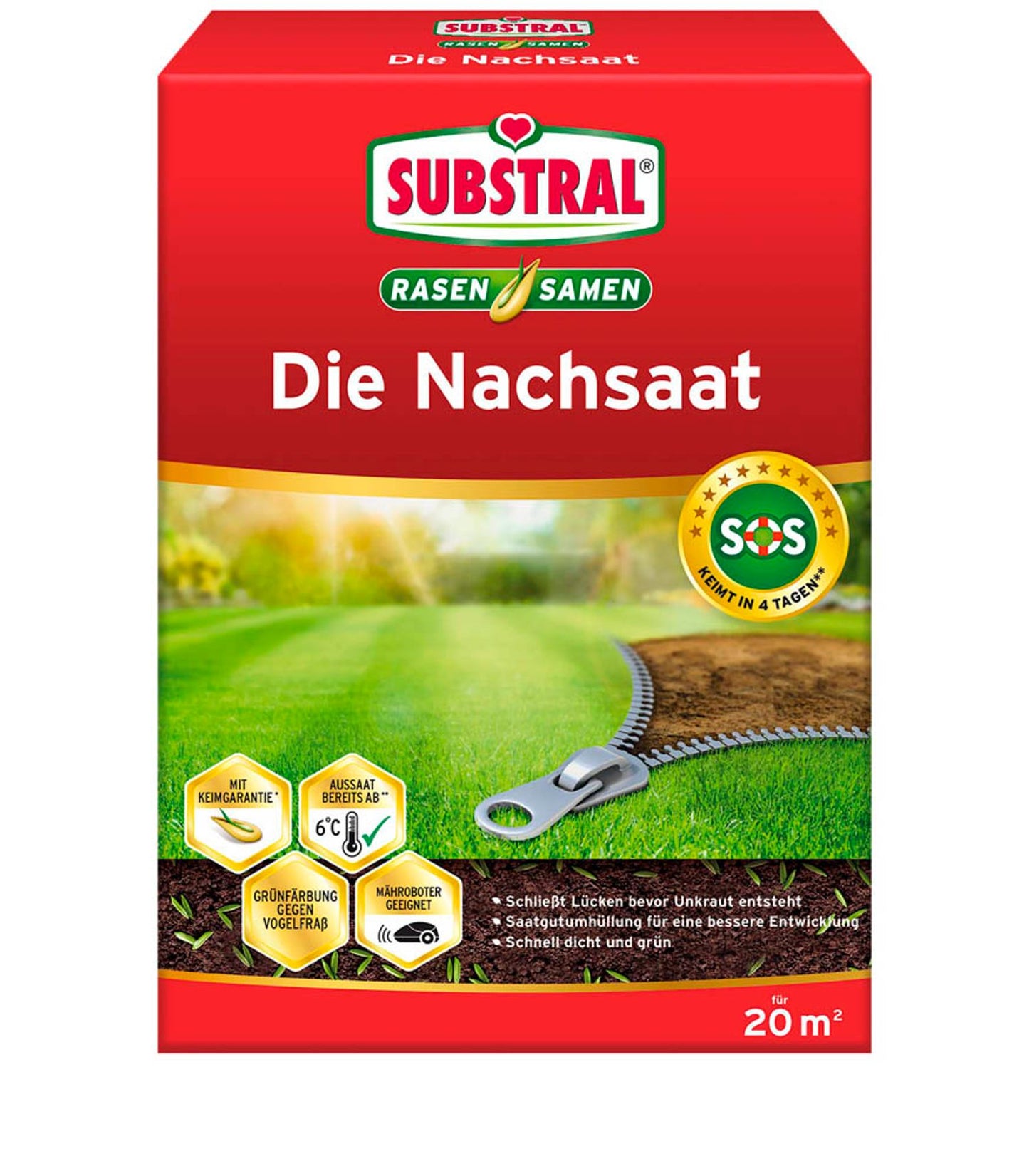 SUBSTRAL® DIE NACHSAAT Rasensamen