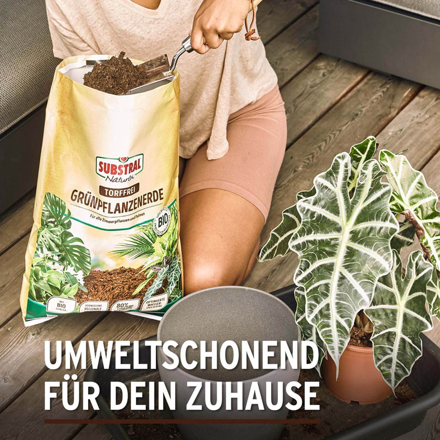 SUBSTRAL® Naturen® bio & torffrei Zimmerpflanzenerde 10,0 l | 19510