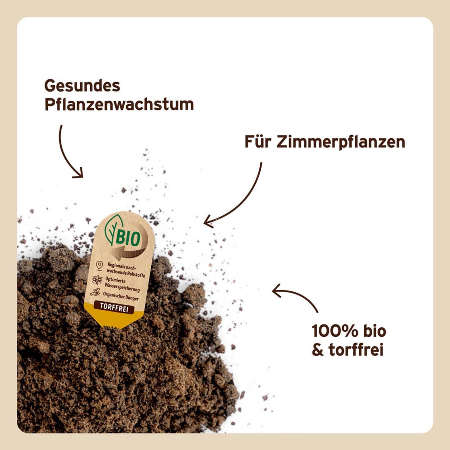 SUBSTRAL® Naturen® bio & torffrei Zimmerpflanzenerde 10,0 l | 19510