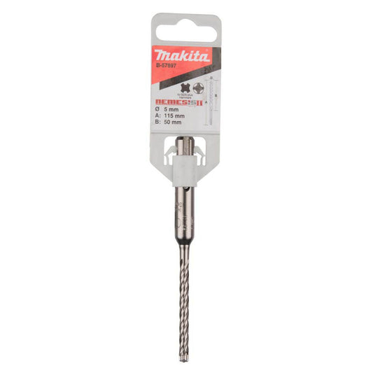 makita NEMESIS II Hammerbohrer, Ø 5,0 mm | B-57897