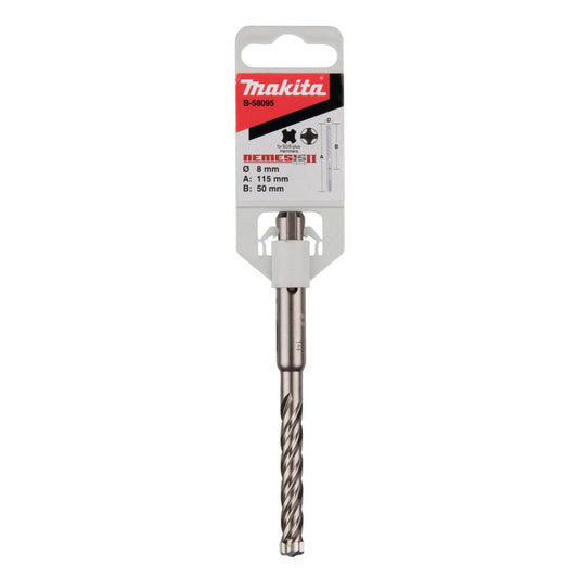 makita NEMESIS II Hammerbohrer, Ø 8,0 mm | B-58095