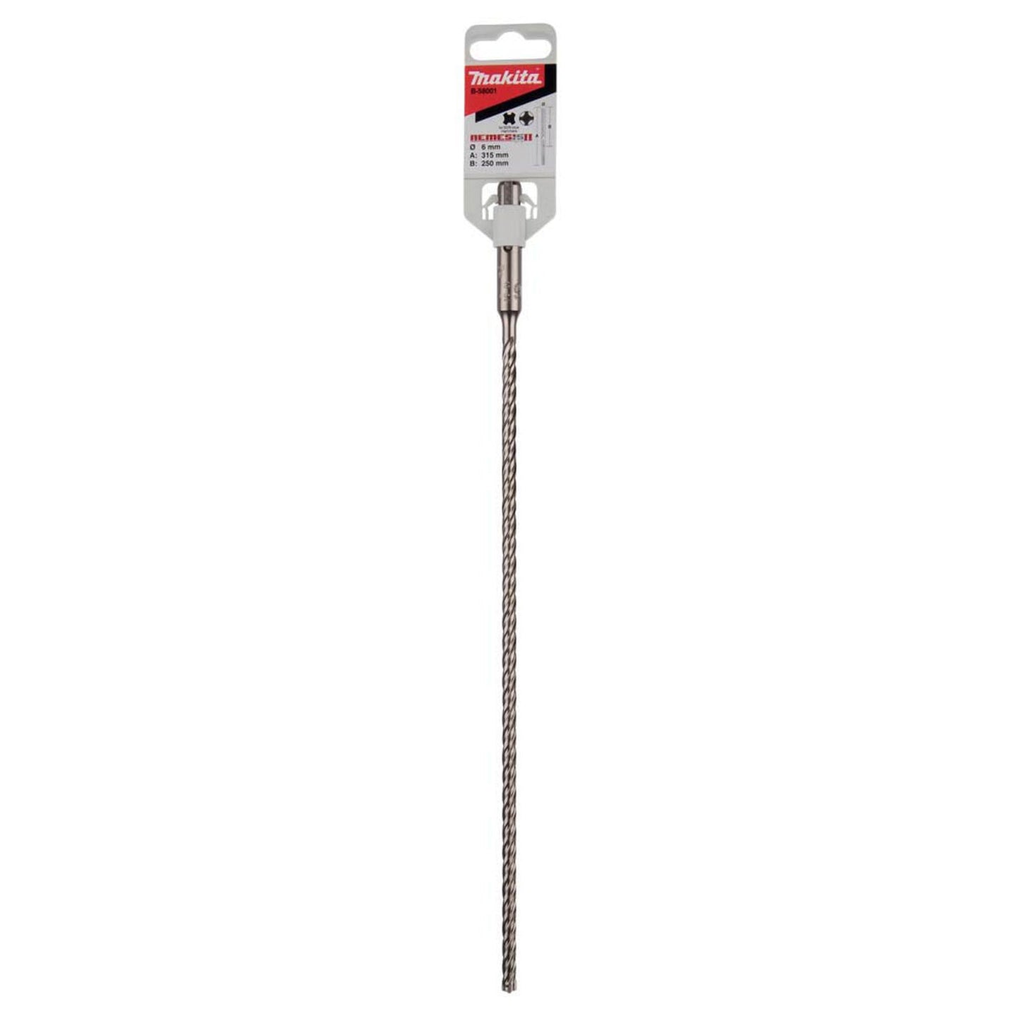 makita NEMESIS II Hammerbohrer, Ø 6,0 mm | B-58001