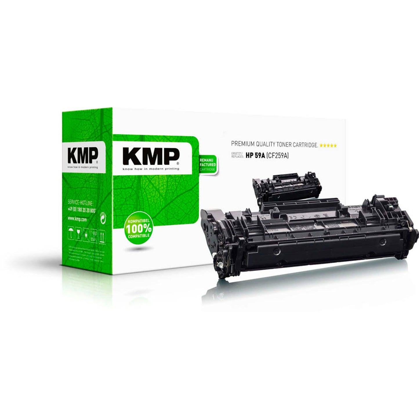 KMP schwarz Toner kompatibel zu HP 59A (CF259A) | 2557,0000