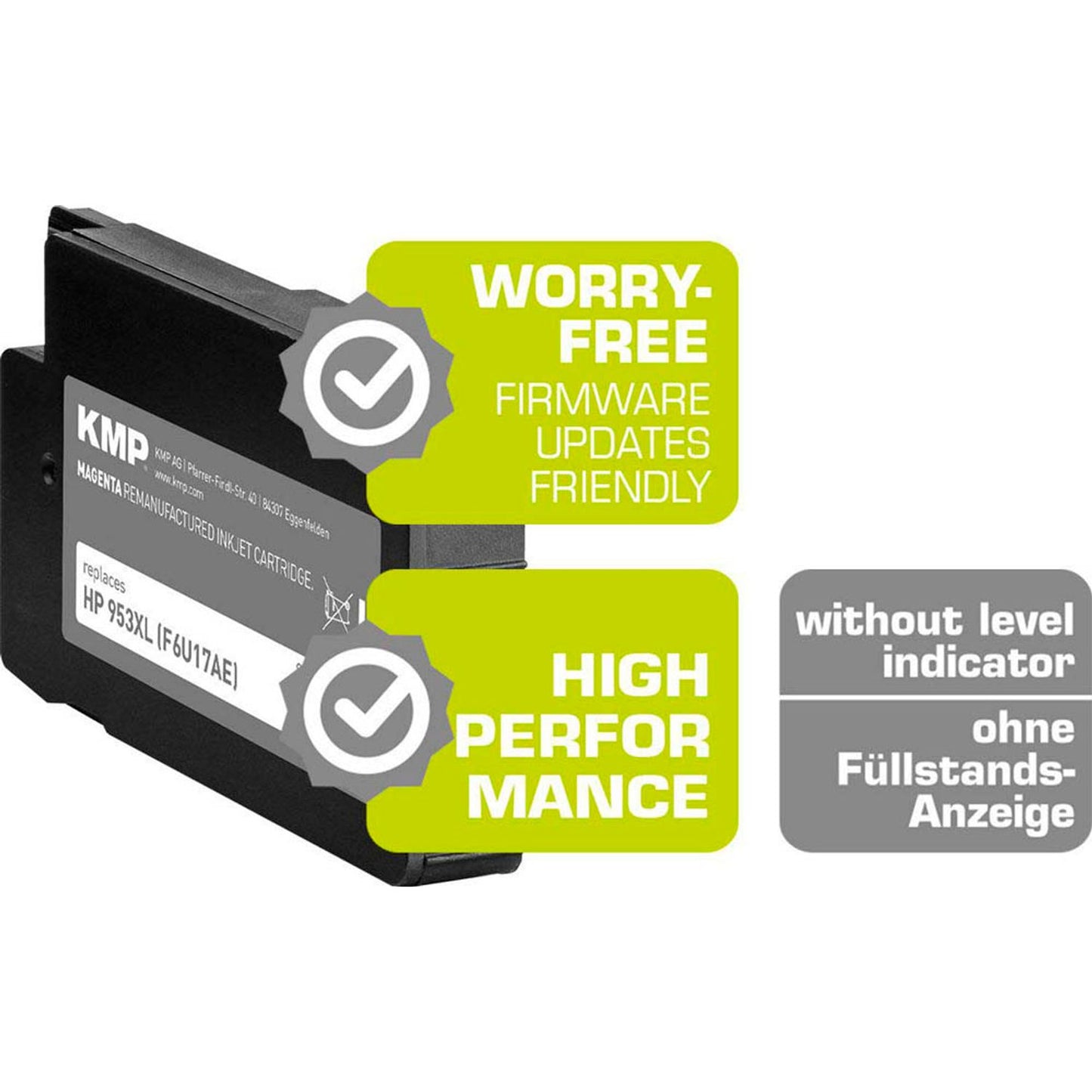 KMP XVantage® magenta pigmentiert Druckerpatrone kompatibel zu HP 953XL (F6U17AE) | 1748,4086