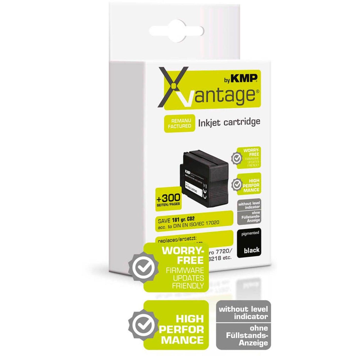 KMP XVantage® schwarz pigmentiert Druckerpatrone kompatibel zu HP 953XL (L0S70AE) | 1747,4081