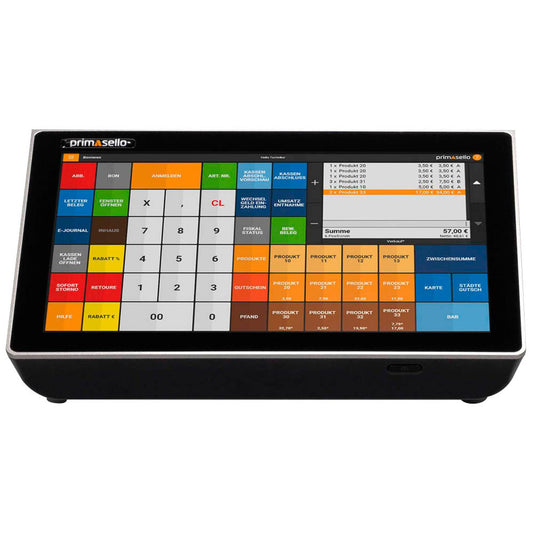 primasello Registrierkasse X340 inkl. TSE-Lizenz und Programmierung schwarz | X340-DE