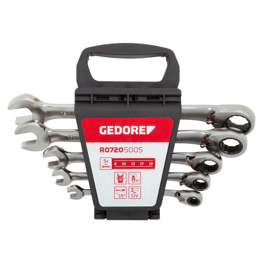 GEDOREred Ringschlüssel-Satz R07205005 5-teilig | 3300872