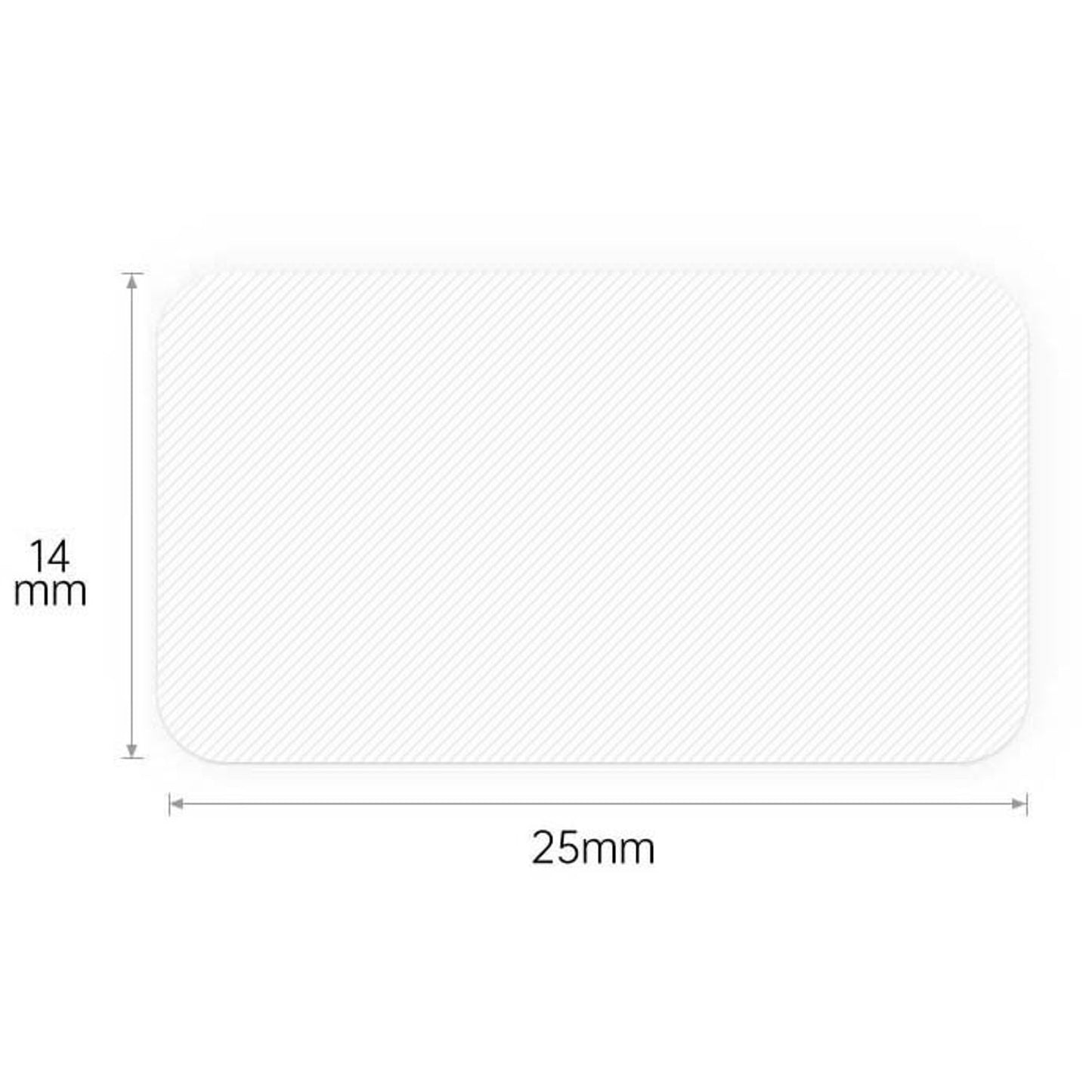 NIIMBOT Etikettenrolle für Etikettendrucker 008-7002123 transparent, 14,0 x 25,0 mm, 1 x 240 Etiketten | A2G88588001 | 1 Pack = 240 St.