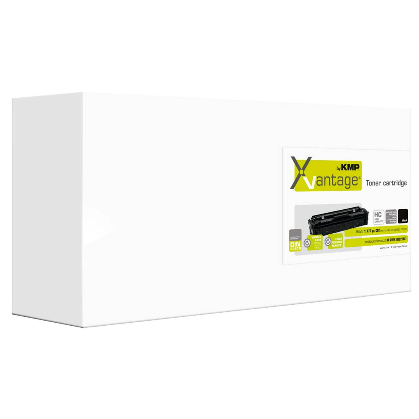 KMP XVantage® schwarz Toner kompatibel zu HP 207X (W2210X) | 2558,3080