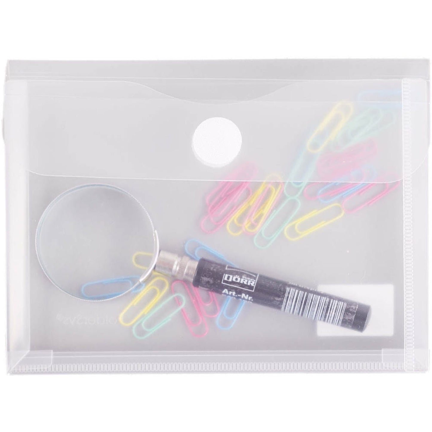 FolderSys Dokumententasche DIN A6 transparent glatt 0,20 mm | 40121-04