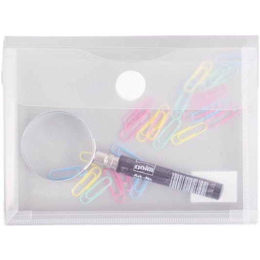 FolderSys Dokumententasche DIN A6 transparent glatt 0,20 mm | 40121-04