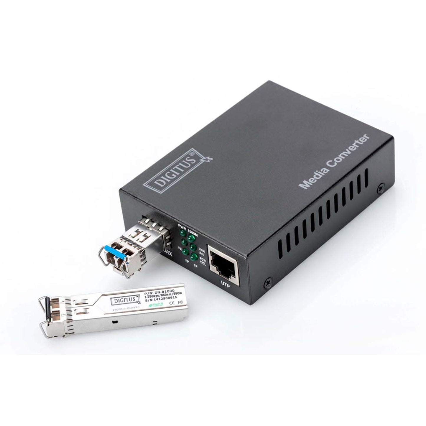 DIGITUS RJ45/SFP Media Converter | DN-82130