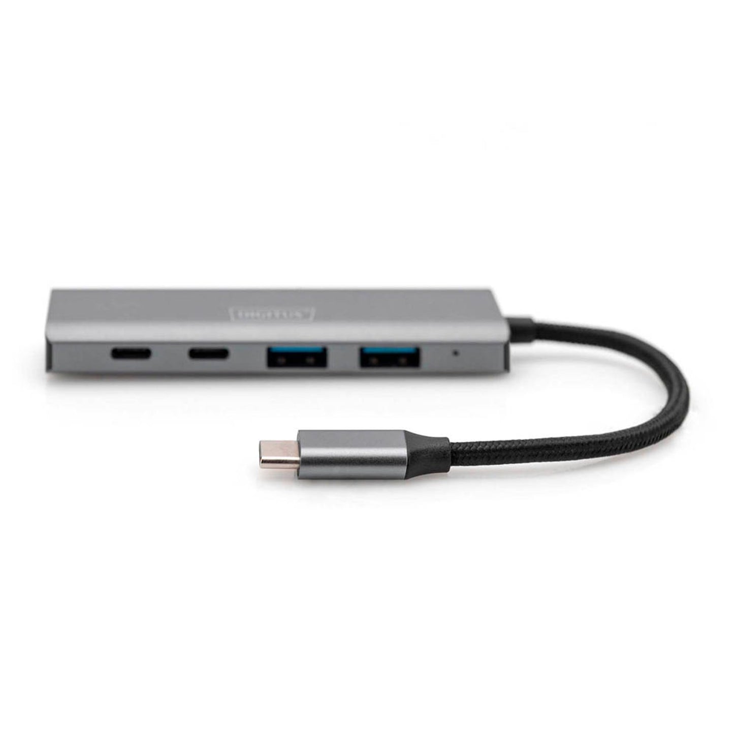 DIGITUS USB-Hub 4-fach grau | DA-70245