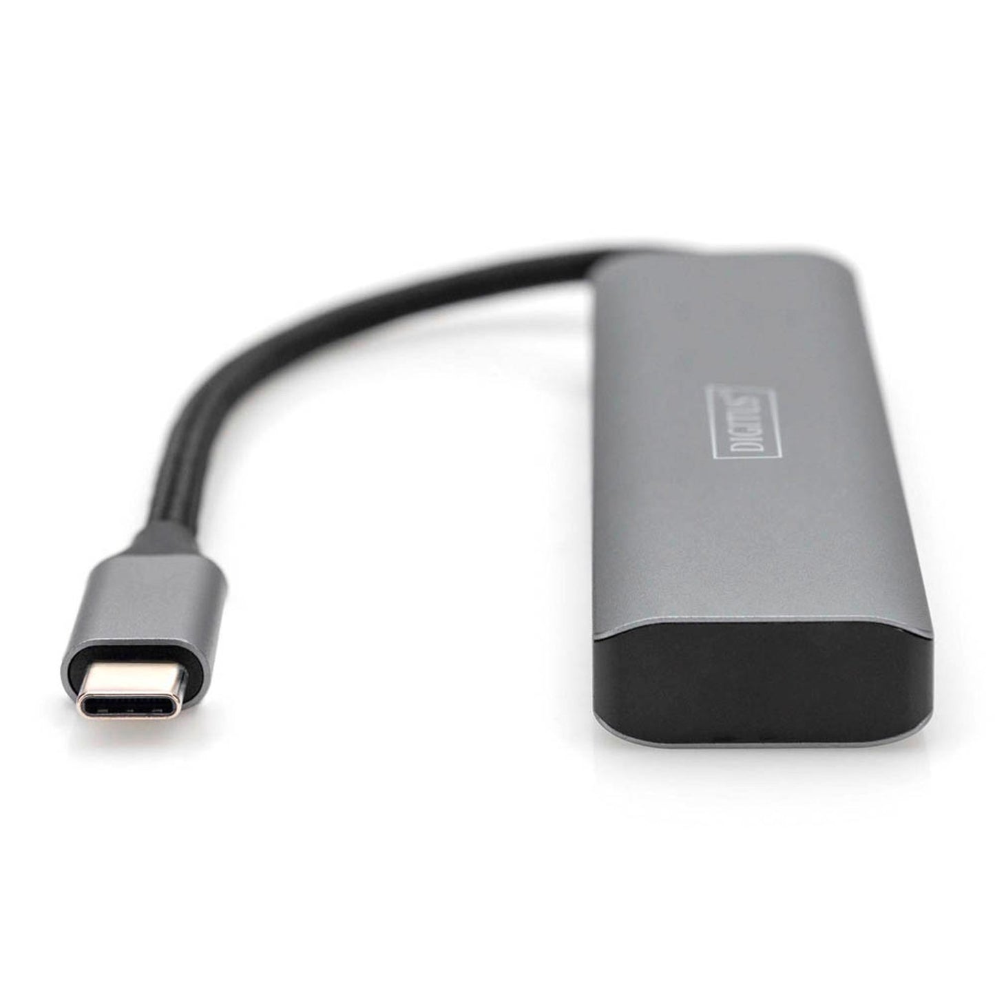 DIGITUS USB-Hub 4-fach grau | DA-70245