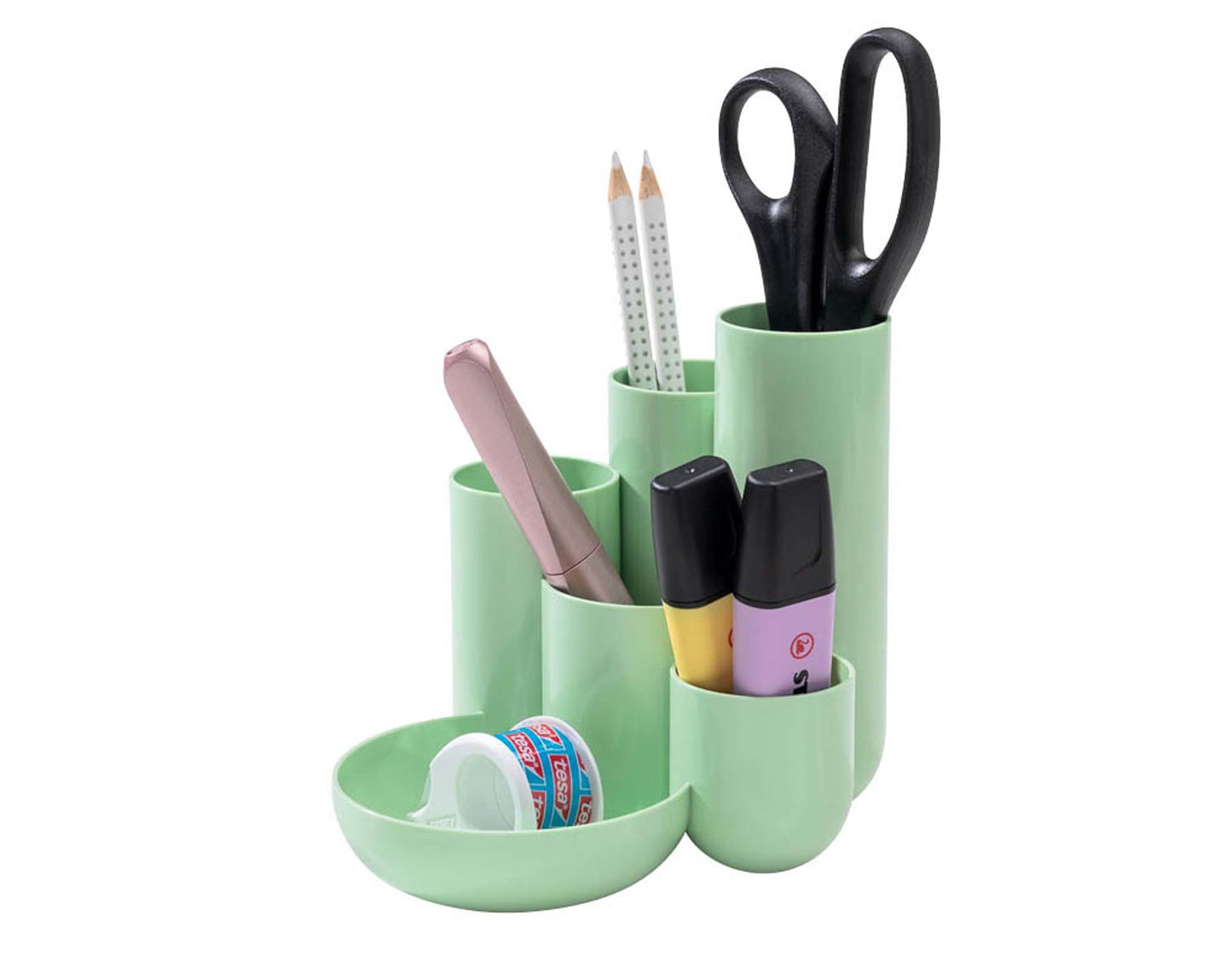 HAN Schreibtisch-Organizer CAMPUS Polystyrol 6 Fächer 13,1 x 15,4 x 13,7 cm