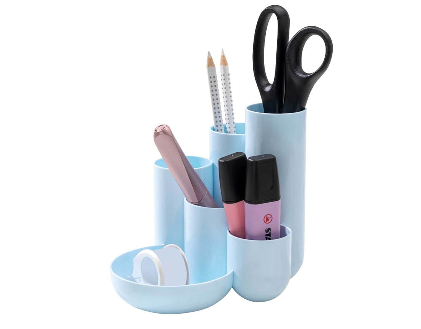 HAN Schreibtisch-Organizer CAMPUS Polystyrol 6 Fächer 13,1 x 15,4 x 13,7 cm