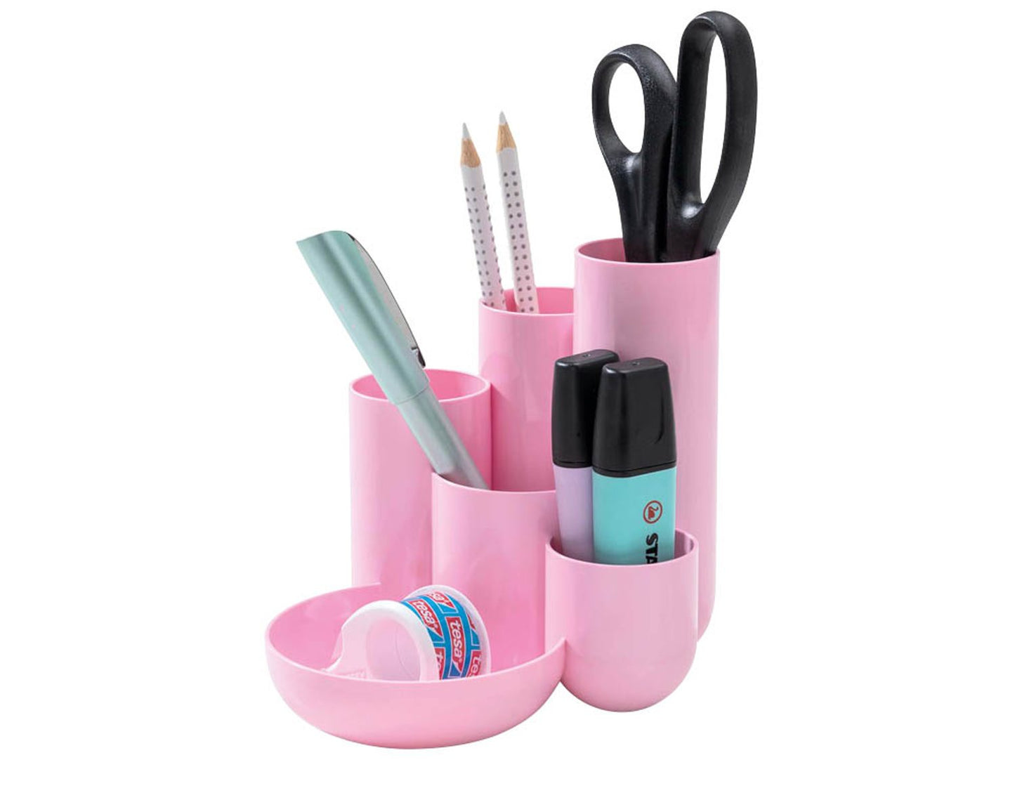 HAN Schreibtisch-Organizer CAMPUS Polystyrol 6 Fächer 13,1 x 15,4 x 13,7 cm
