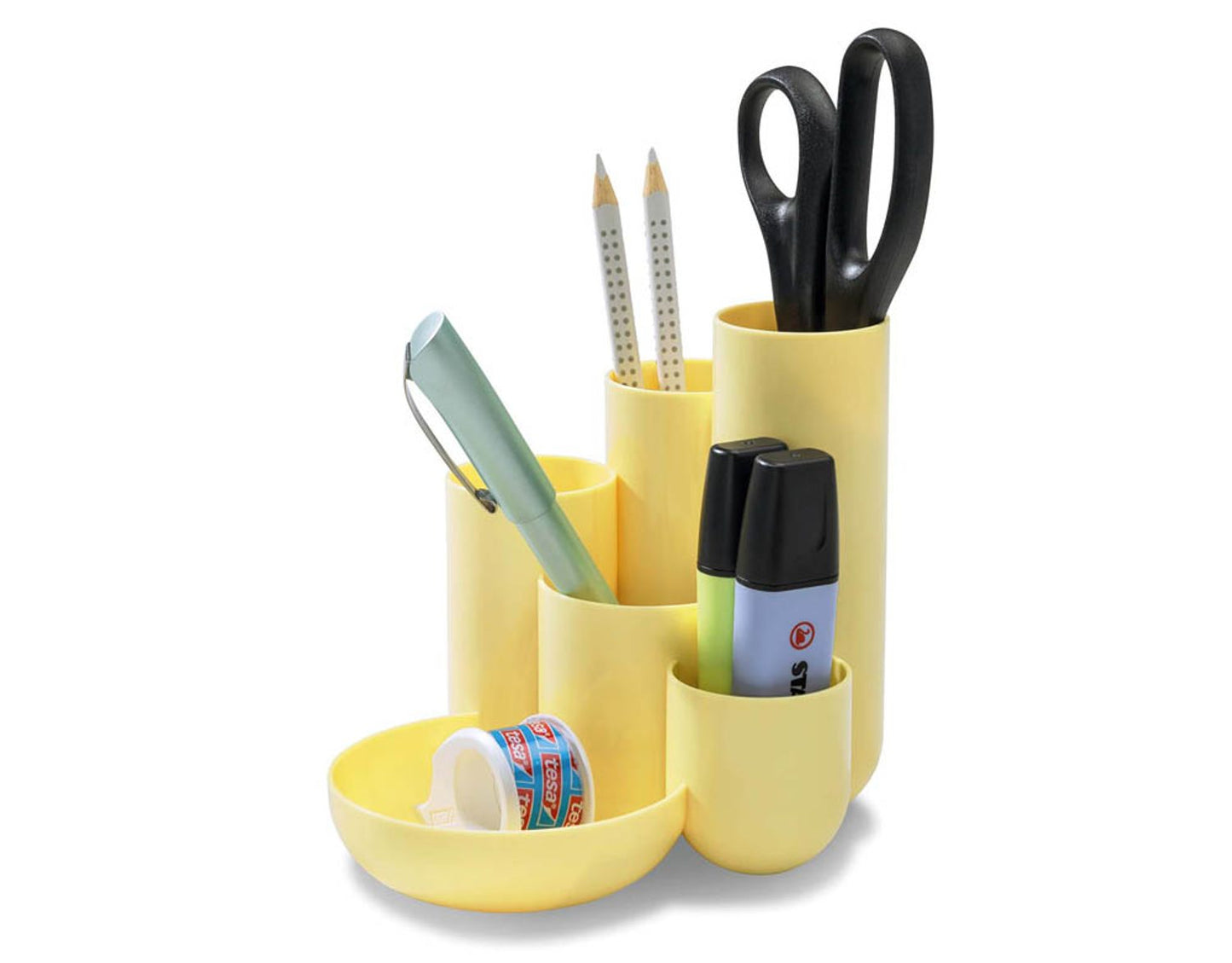 HAN Schreibtisch-Organizer CAMPUS Polystyrol 6 Fächer 13,1 x 15,4 x 13,7 cm